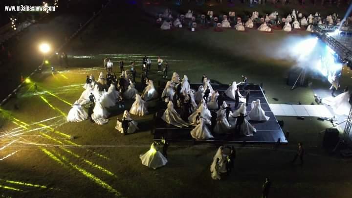 المنطقة الجنوبية العسكرية تنظم حفل زفاف جماعى لعدد  200  شاب وفتاة