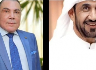 دراز يهنى اليماحى بفوزه برئاسة البرلمان العربي  واللواء طارق نصير بمنصب النائب 