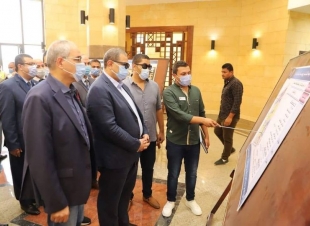 سعفان يزور جامعة الملك سلمان بجنوب سيناء..  ويتفقد المباني والمدرجات والملاعب الرئيسية