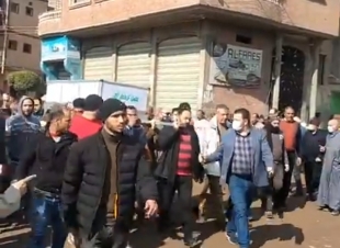 تشييع جثمان على حسن عضو مجلس الشعب الأسبق عن دائرة الحامول والبرلس بكفرالشيخ