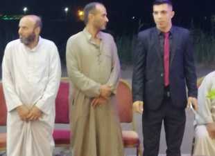 الزميل السيد شحاته و طارق أبو الغيط يتقدمان بالتهنئة لأسرة المرحوم ... عبد الباقي عبد الفتاح نصر