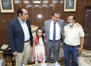 صاحب واقعة قطار منوف في ضيافة محافظ المنوفية