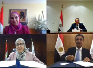 توقيع بروتوكول تعاون بين المعهد القومي للاتصالات وبنك ناصر الاجتماعي
