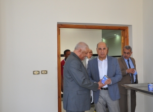 رئيس الشركة الوطنية للرمال السوداء يزور جامعه كفرالشيخ