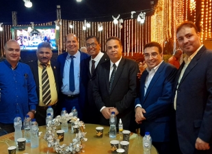 تهنئة بمناسبة زفاف نجل الدكتور عبدالحميد الصباغ وكيل كلية الآداب بكفرالشيخ