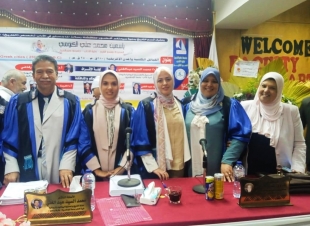 الزميل عادل مرجان ... يهنىء الباحثه ياسمين الكومى .. لحصولها على درجة الماجستير 