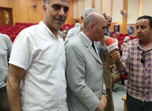 قيادات التربية والتعليم تكرم ... خالد البربرى .. مدير تعليم كفر الشيخ لبلوغة سن المعاش