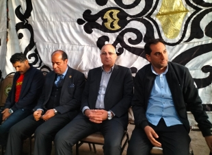 عمارة ومتولى يقدمان العزاء فى وفاة والد الزميل وائل مجدى بالحامول