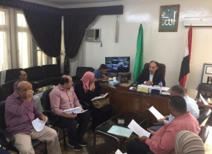 رئيس مركز طلخا يترأس إجتماع  لمناقشة واستعراض الخطة الاستثمارية