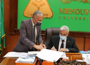 مبارك يعتمد نتيجة ليسانس الآداب بالمنوفية
