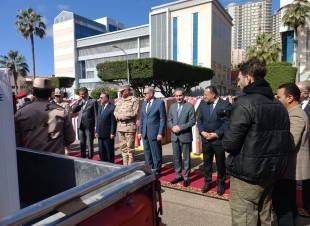 محافظ كفر يشارك فعاليات إحتفال المنطقة الشمالية العسكرية لتوزيع  الأجهزة الكهربائية