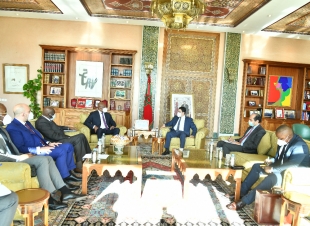 مباحثات بين وزير الخارجية  المغربي بوريطة والمستشار الخاص لرئيس الكونغو الديمقراطية 