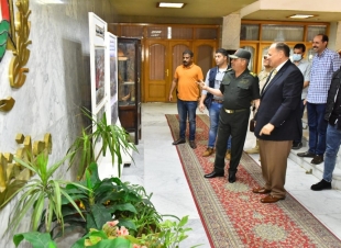 محافظ أسيوط يستقبل قائد المنطقة الجنوبية العسكرية للتهنئة بعيد الفطر المبارك