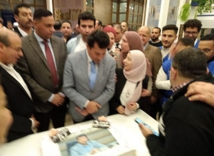 وزير الشباب والرياضة يختتم جولته بالدقهلية بتفقد نادي جزيرة الورد