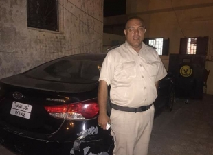 مرور البرلس ضبط سيارة مبلغ بسرقتها