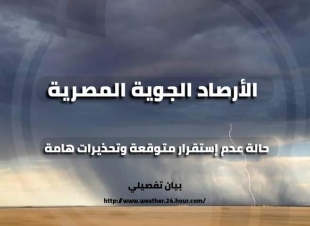الأرصاد تكشف خريطة الأمطار والظواهر الجوية المتوقعة خلال الايام المقبله