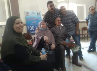 أدار بلطيم التعليمية تكرم مدير مدرسة الشهيد جلال الدسوقي لخروجه بسن المعاش
