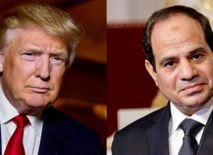 الرئيس السيسى يبحث هاتفيا ًمع الرئيس الامريكي ملف سد النهضة والقضية الليبية