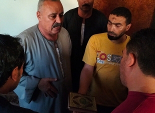 برعاية مع الناس ... جلسة صلح عائلتين بالمجاز الشرقى بكفر الشيخ