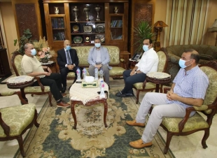 محافـظ المنوفية يهنئ مدير الأمن ومدير فرع الأمن الوطني الجديدين