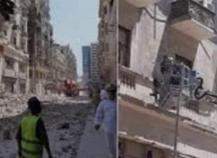 مصرع سيدة في انهيار عقار بالعمرانية