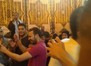 تهنئة الاعلامي السيد شحاته وأسرته إلي اللواء جمعة إسماعيل بمناسبة زفاف نجله الكابتن محمود