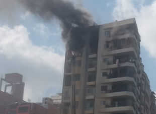 مصدر طبى.. 6 مصابين نتيجة اندلاع النيران بأحد الأبراج السكنية بكفرالشيخ