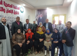 وفد من المنظمة المصرية العربية يتفقد المستشفى كفرالشيخ العام